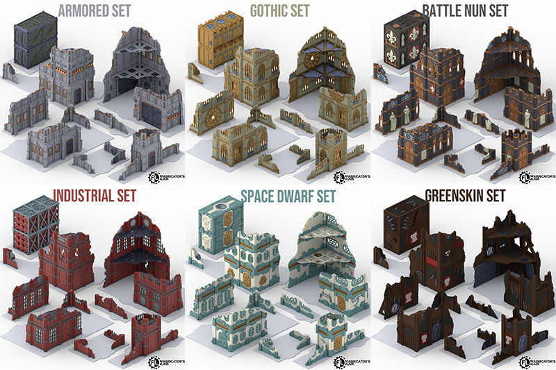11th Edition Foldable terrain (unpainted)