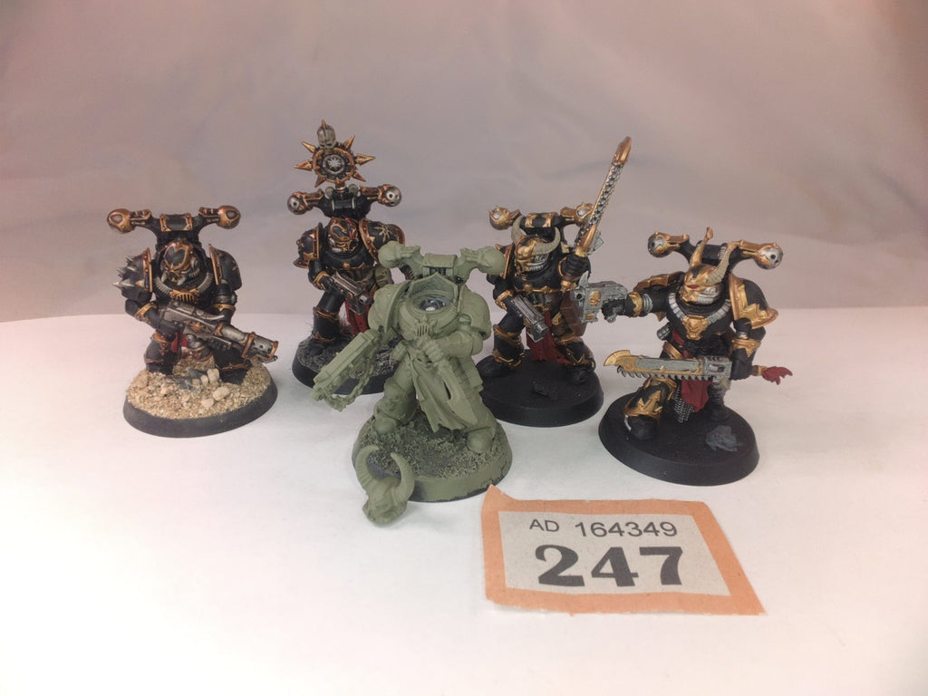 Chaos Space Marine Legionaries x5