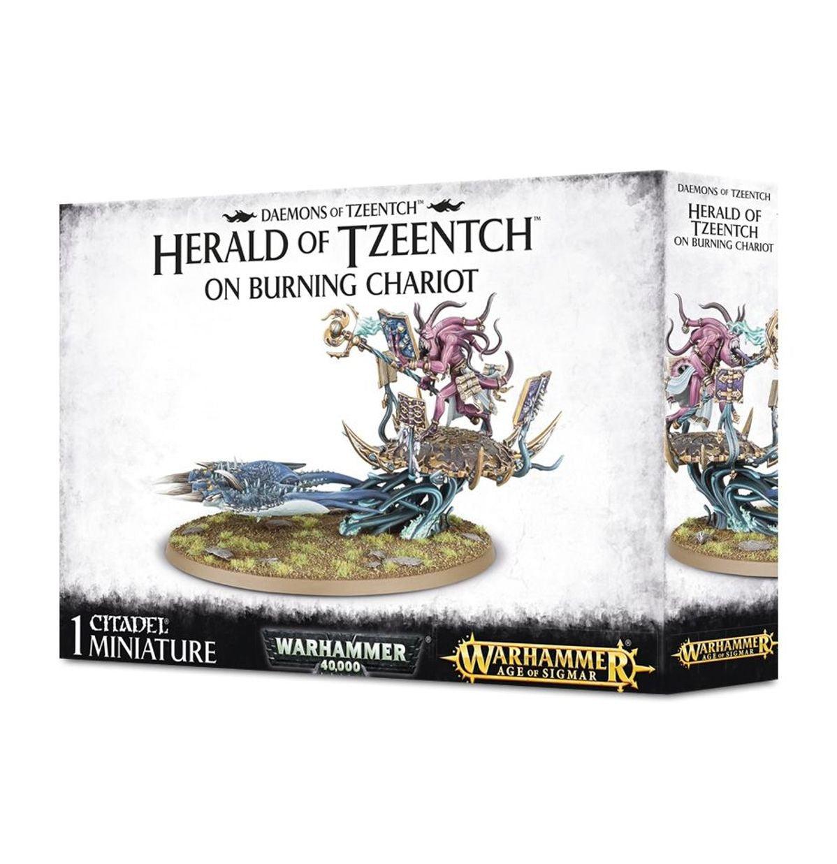 Fateskimmer, Herald of Tzeentch on Burning Chariot (On Sprue, no box)