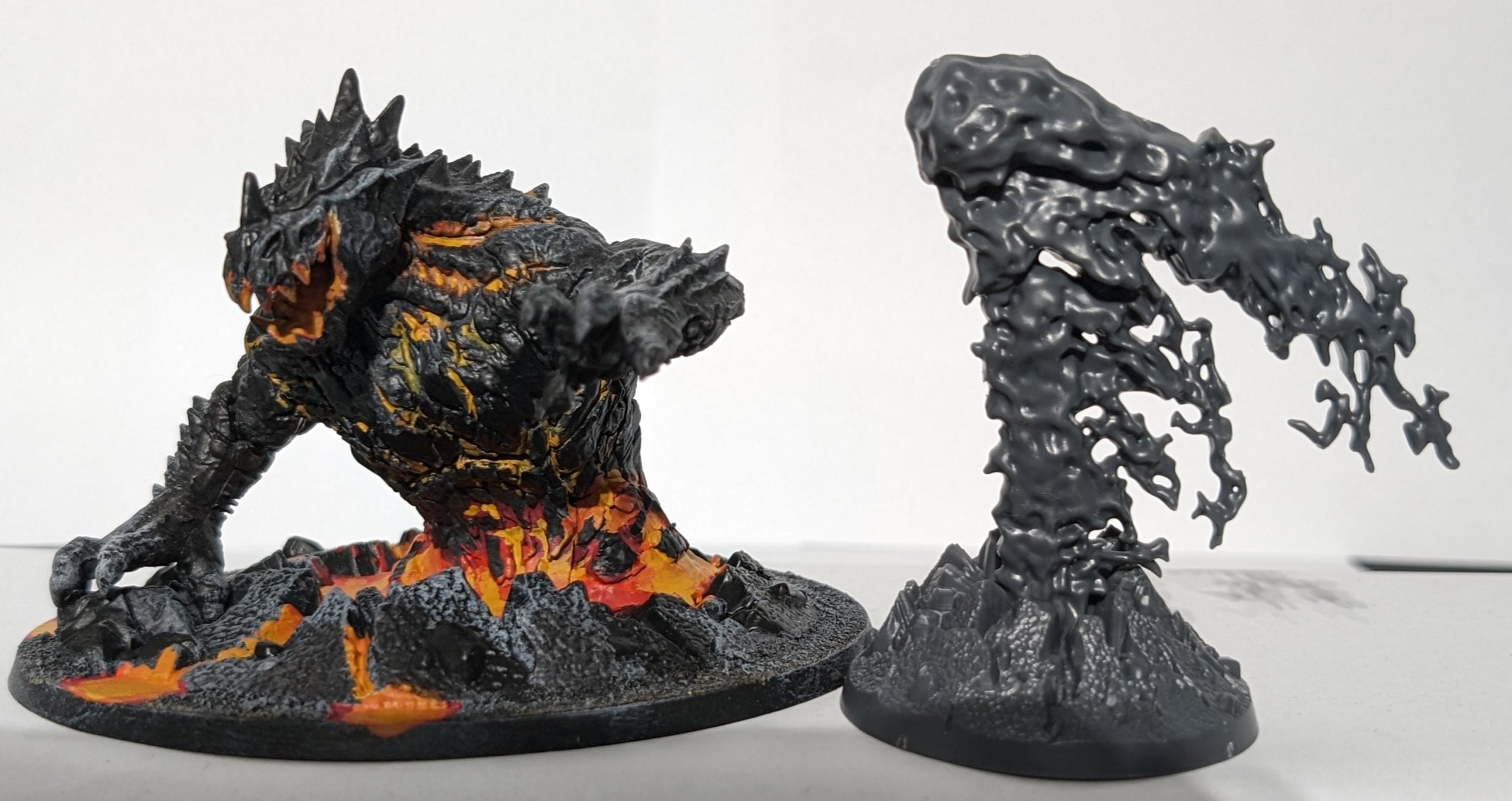 Magmic Invocations (Molten Infernoth and Zharrgron Flame-spitter)