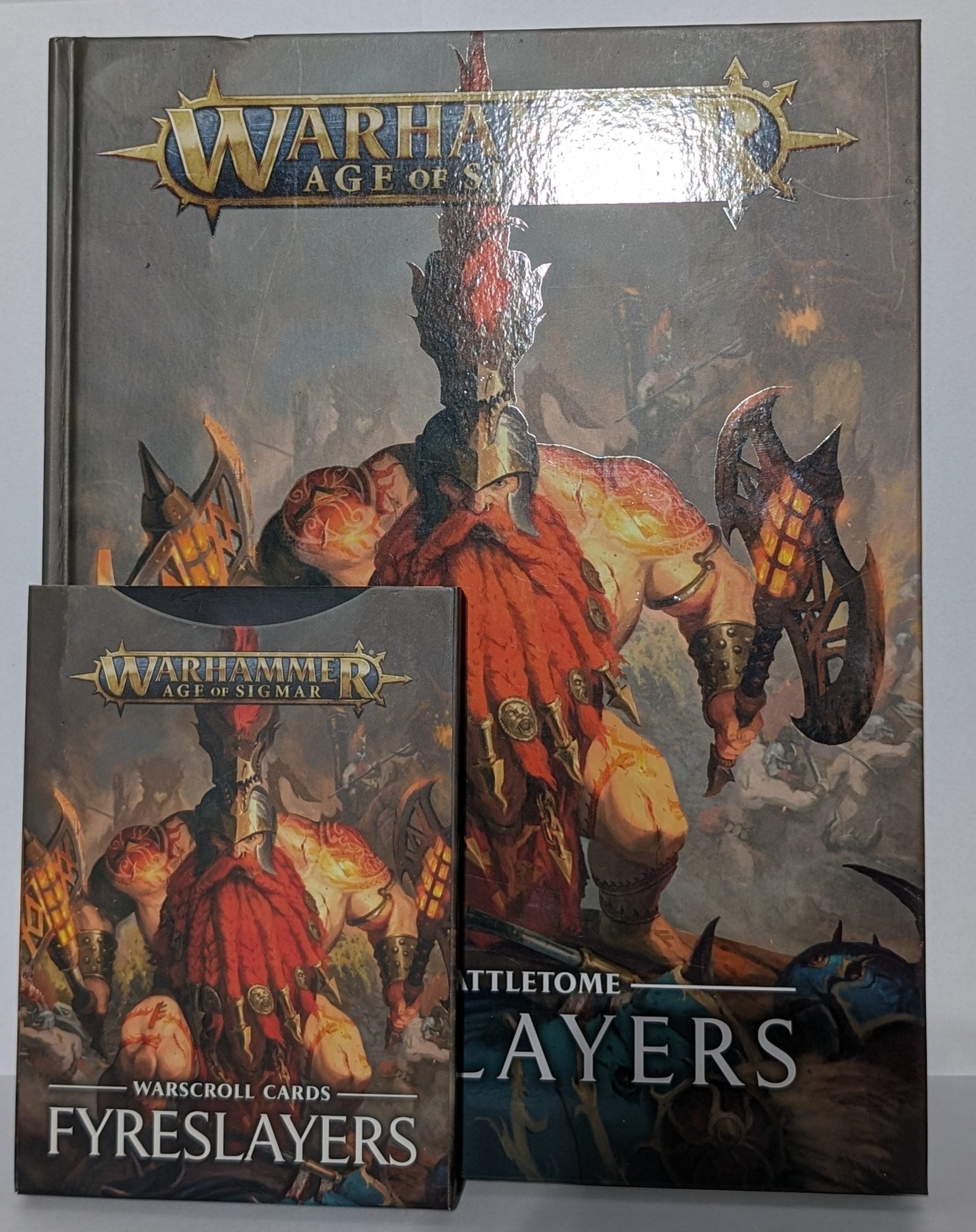 Battletome: Fyreslayers and cards (old one)