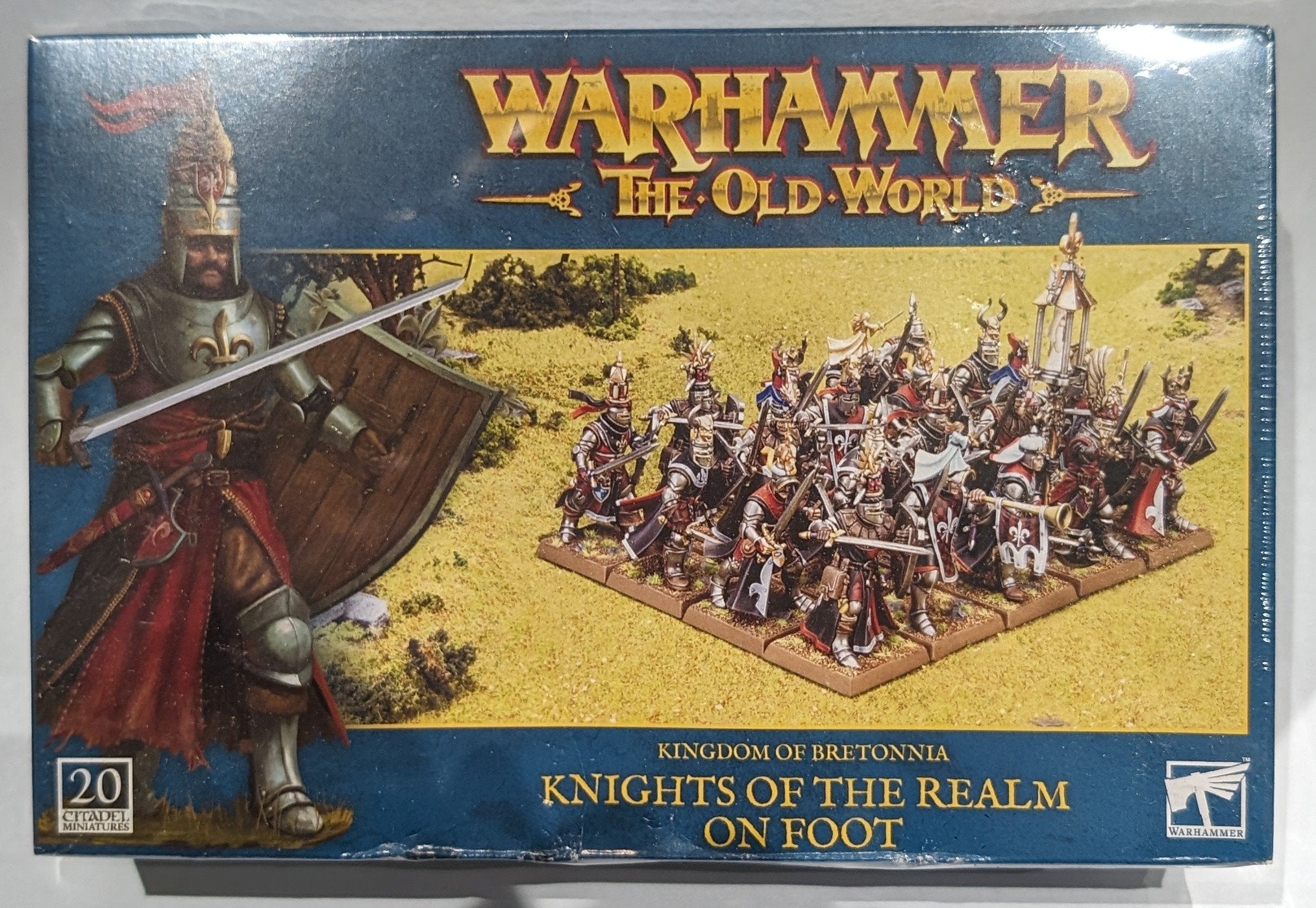 Bretonnian Knights of the Realm on Foot (New in Box)