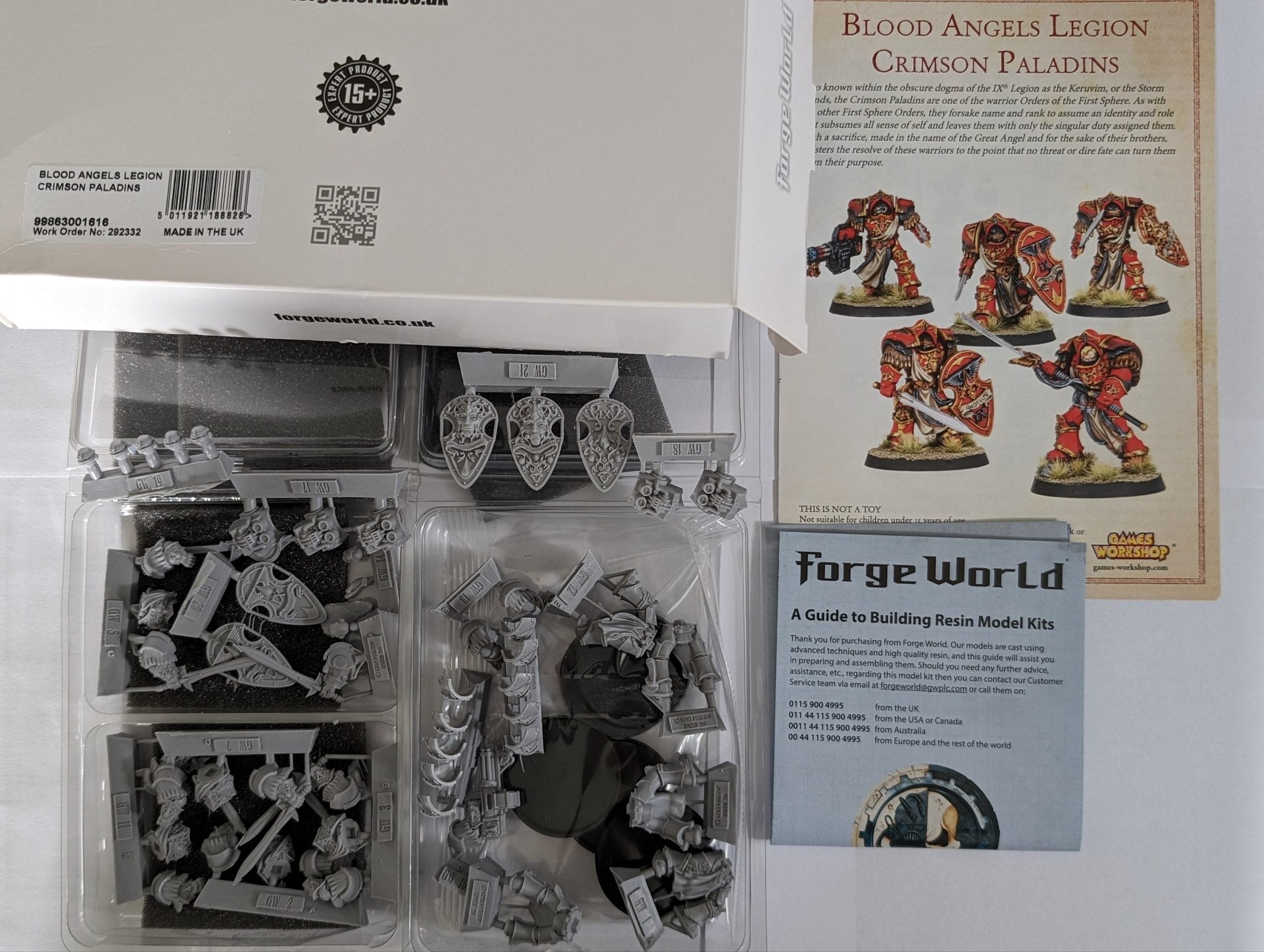 Blood Angels Crimson Paladins (New, in box)