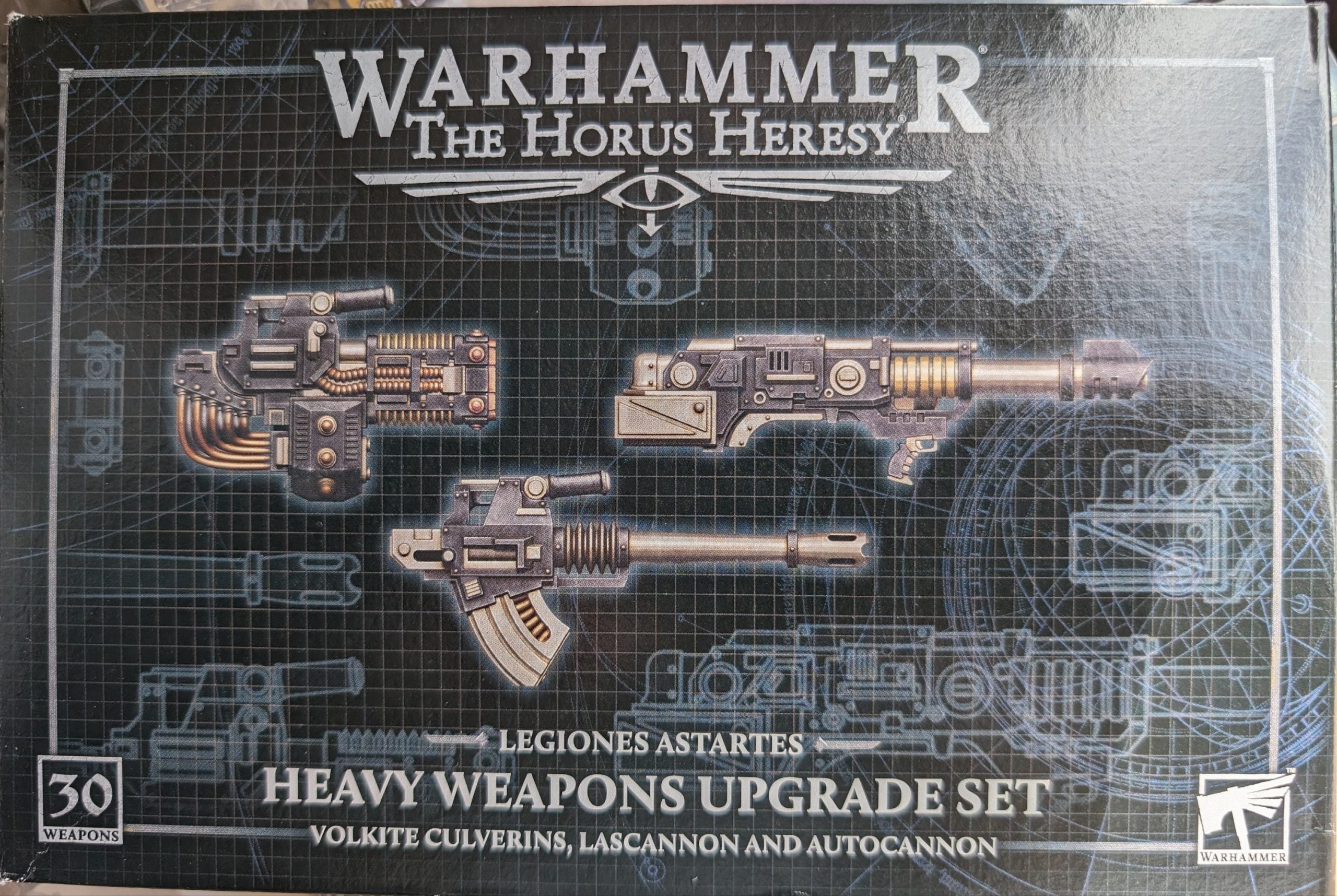 Heavy Weapons Upgrade Set - Volkite Culverins, Lascannons and Autocannons