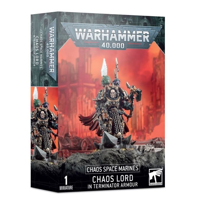 Chaos Space Marines Lord / Sorcerer in Terminator Armour