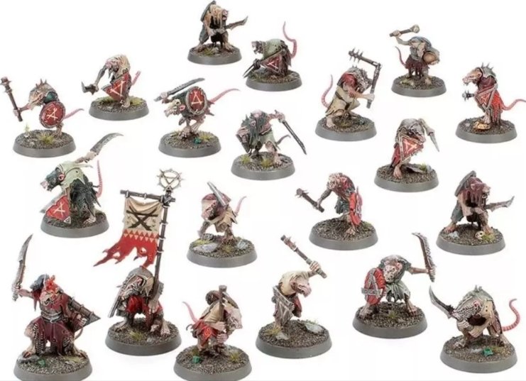 20 x Clanrats (On Sprue)