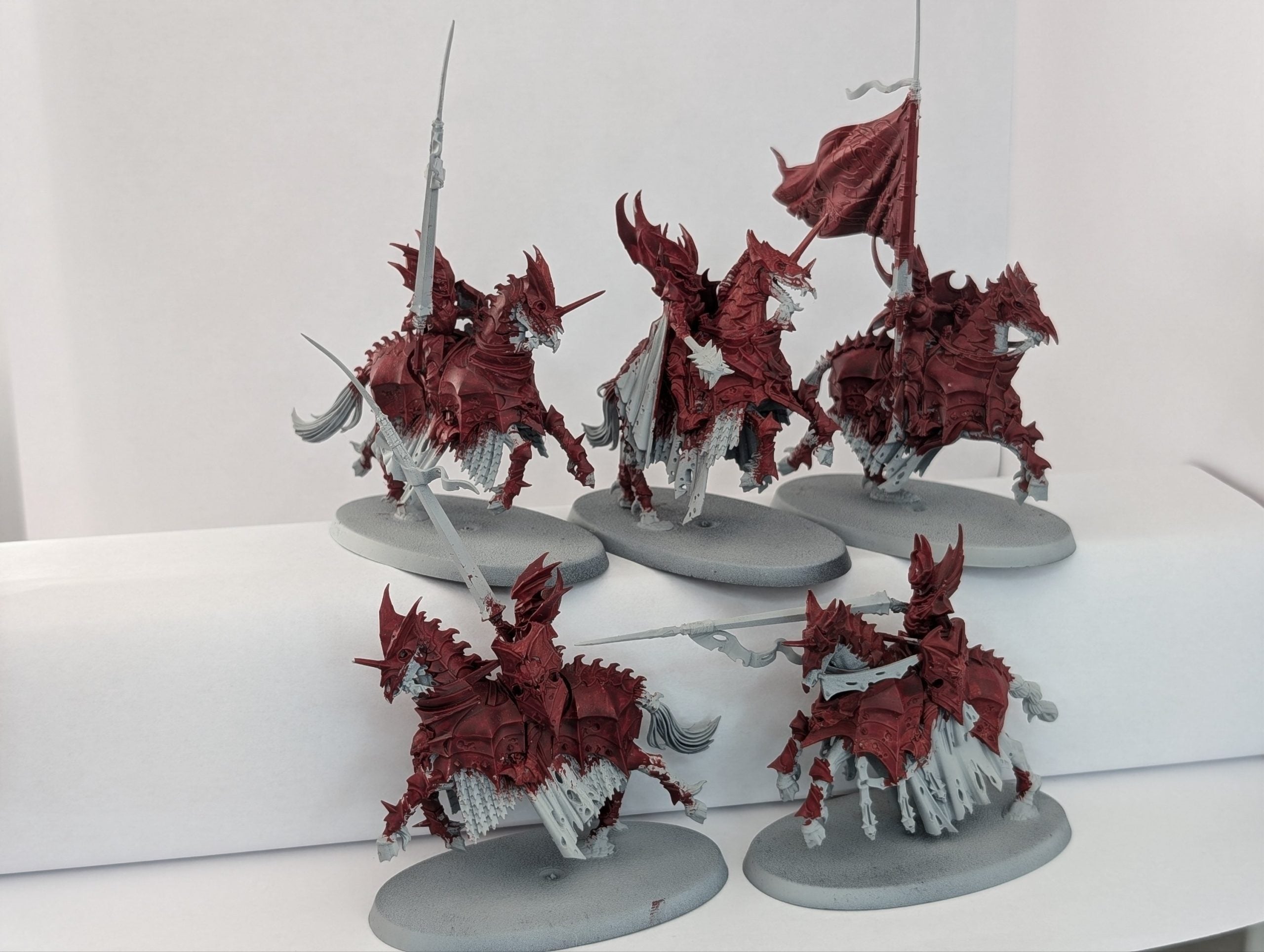 5 Blood Knights Built