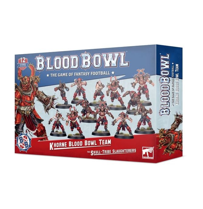 Khorne Blood Bowl Team - Skull-tribe Slaughterers in Box