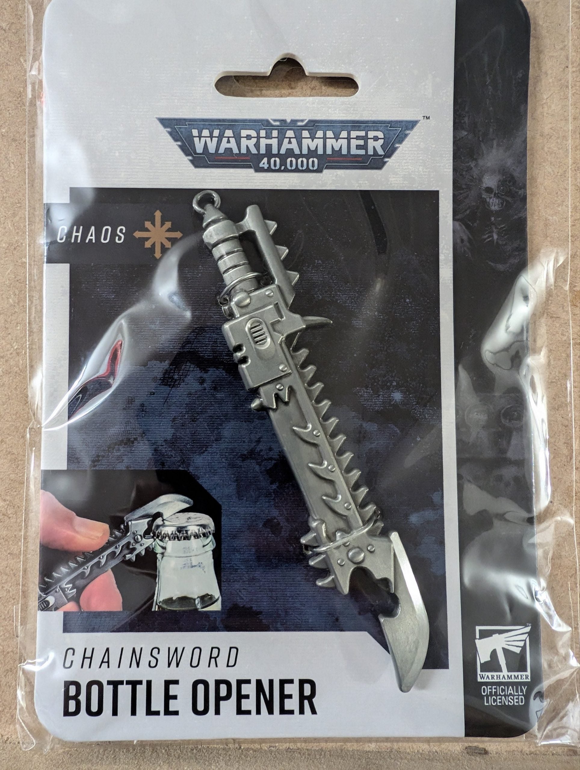 Chaos Chainsword Bottle Opener