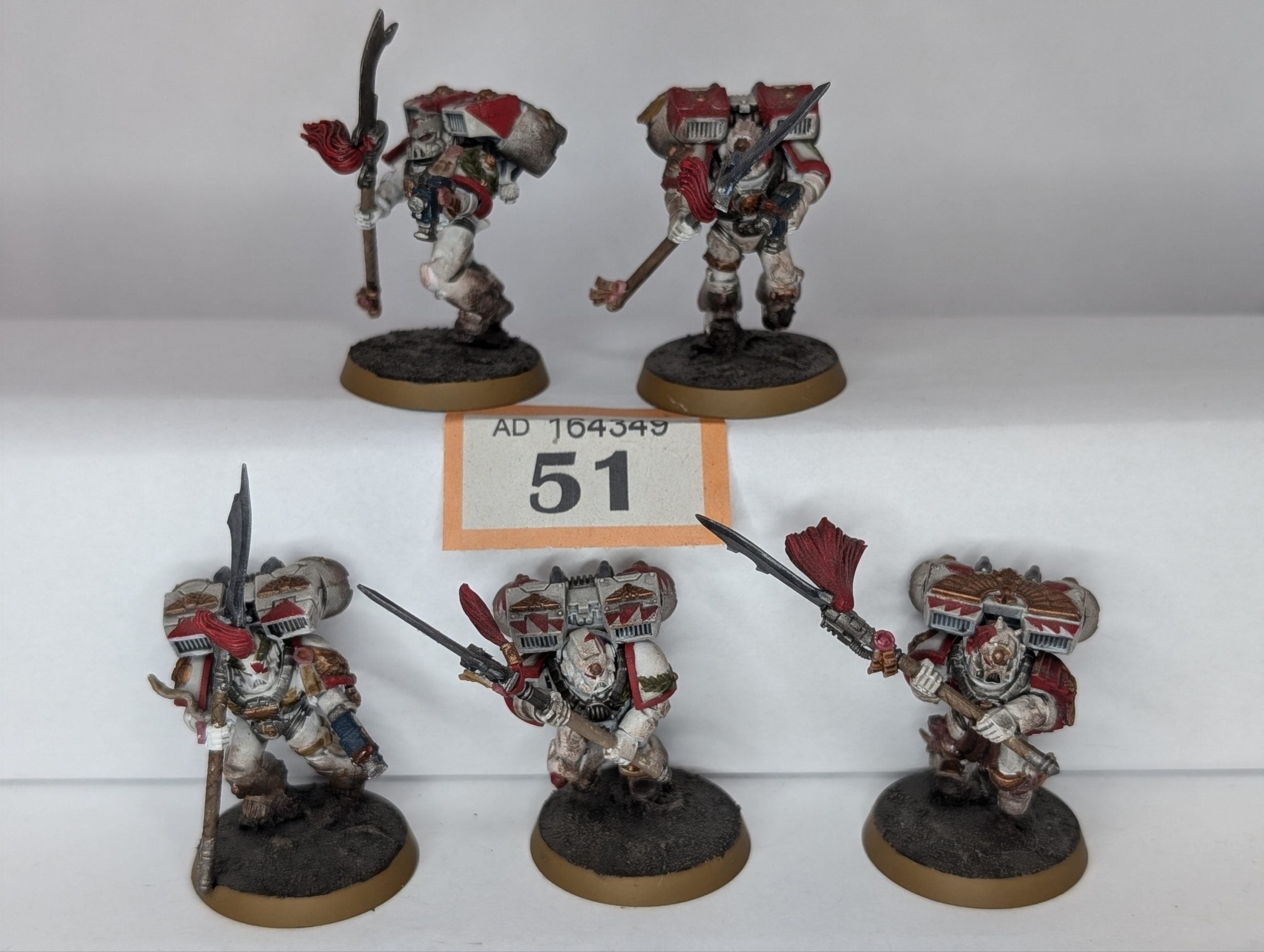 White Scars Vanguard Veteran Squad with Jump Packs