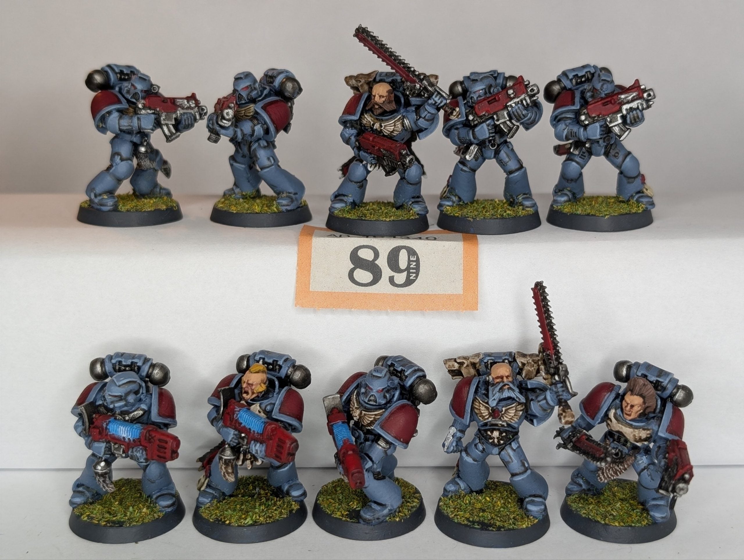 10 Space Wolves Tactical Marines