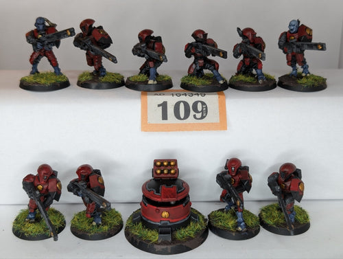 10 x T'au Fire Warriors