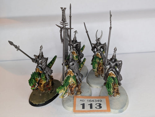 5 Dark Elf Cold One Knights