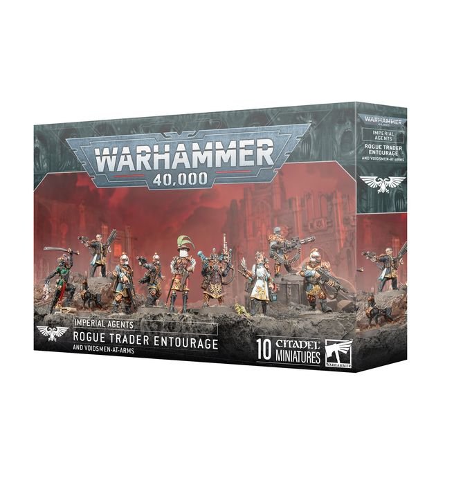 Rogue Trader Entourage and Voidsmnen-at-Arms (on Sprue)