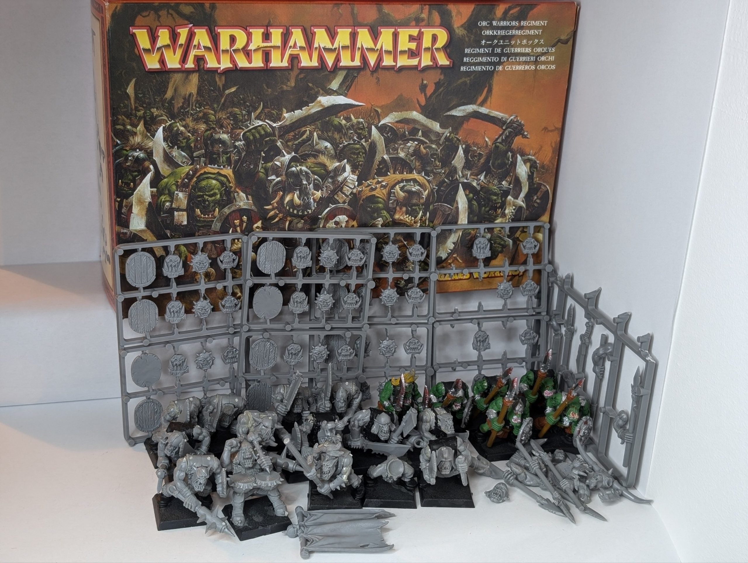 Orc Warriors Regiment with old box