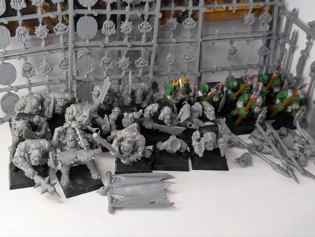Orc Warriors Regiment with old box
