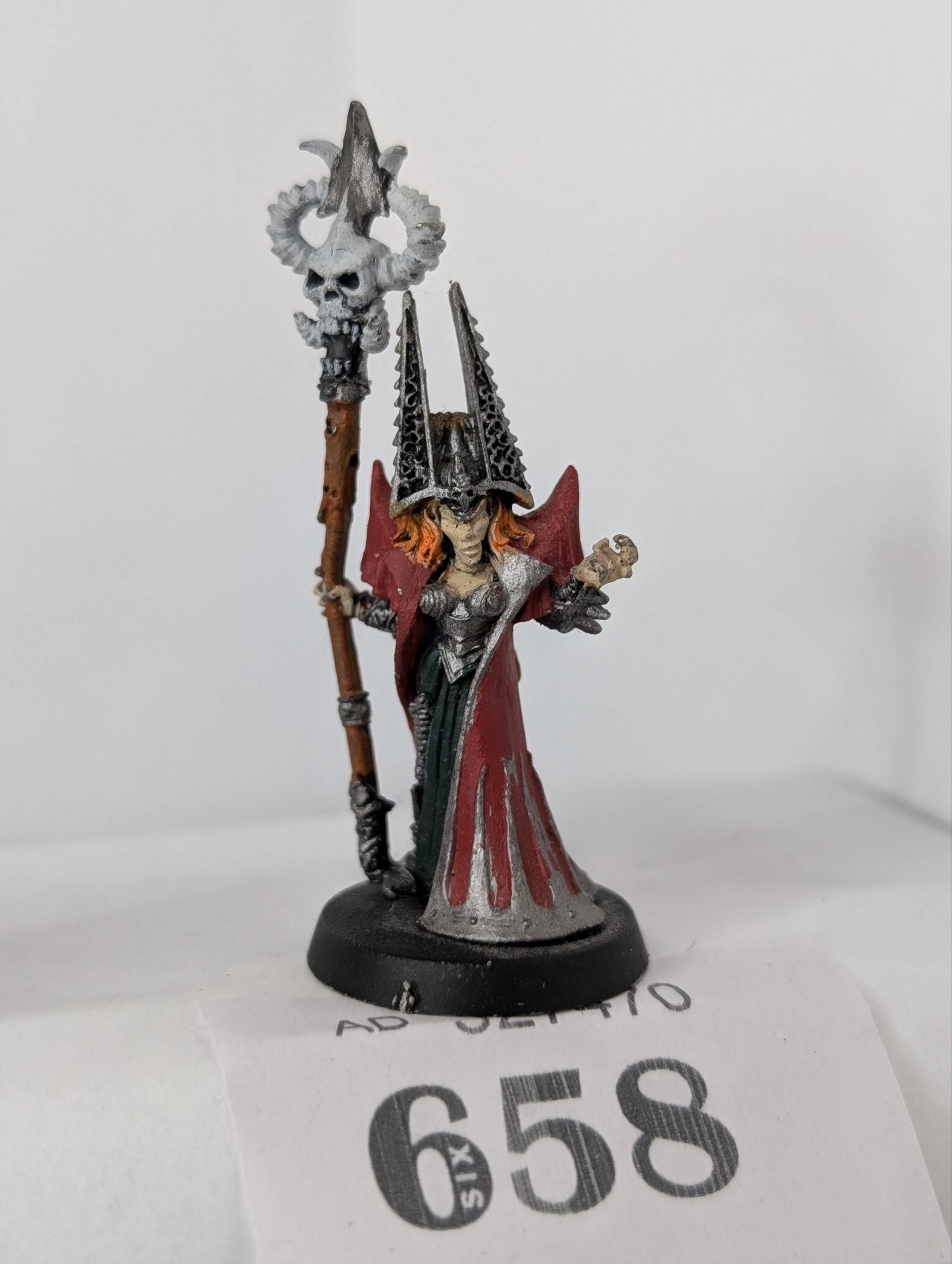 Morathi Sorceress on Foot Metal