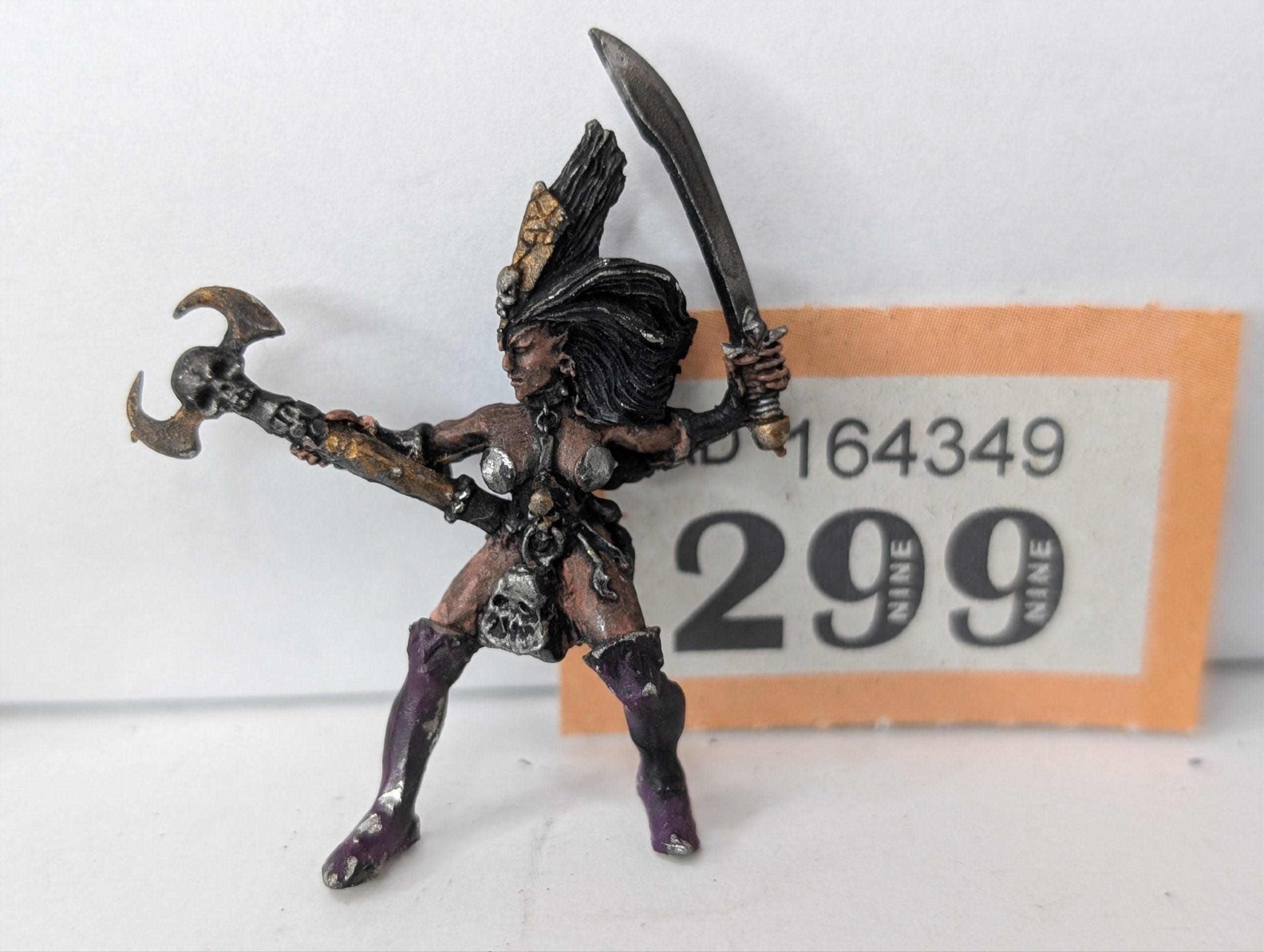 Dark Elf Sorceress Mounted on Cold One (Without Cold One)