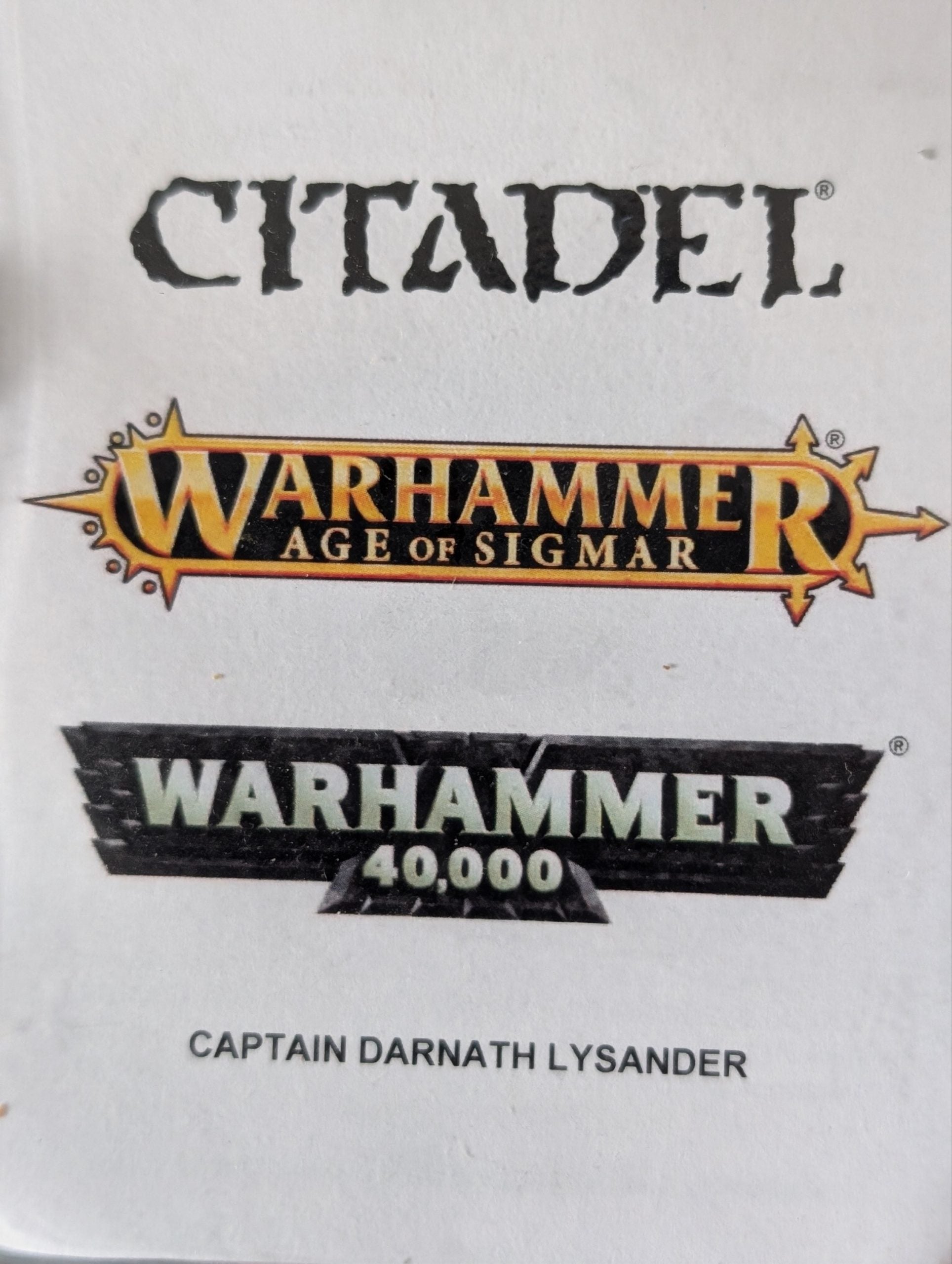 Captain Darnath Lysander, new, Sealed