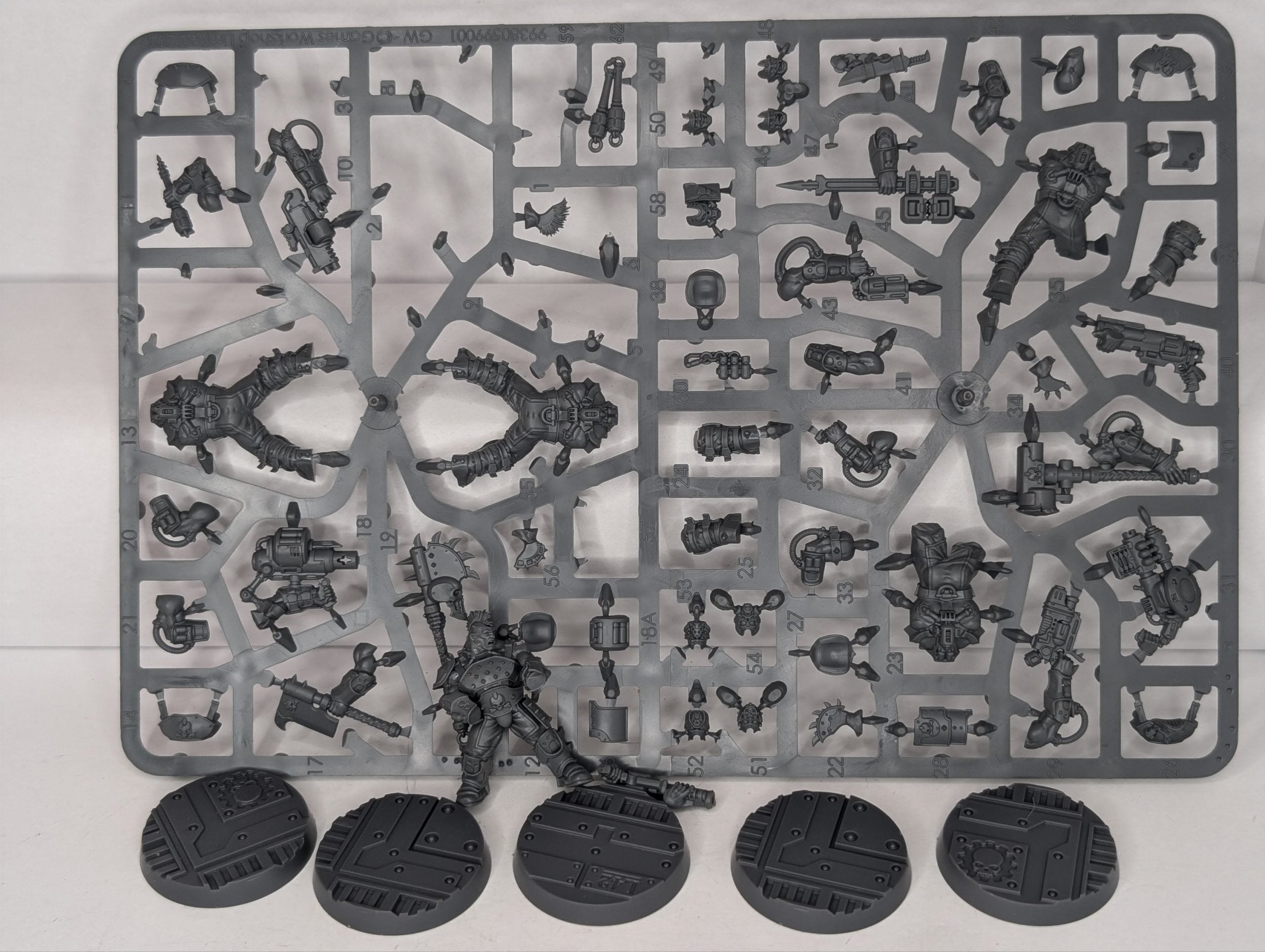 Goliath Gang Sprue (1 model part built)