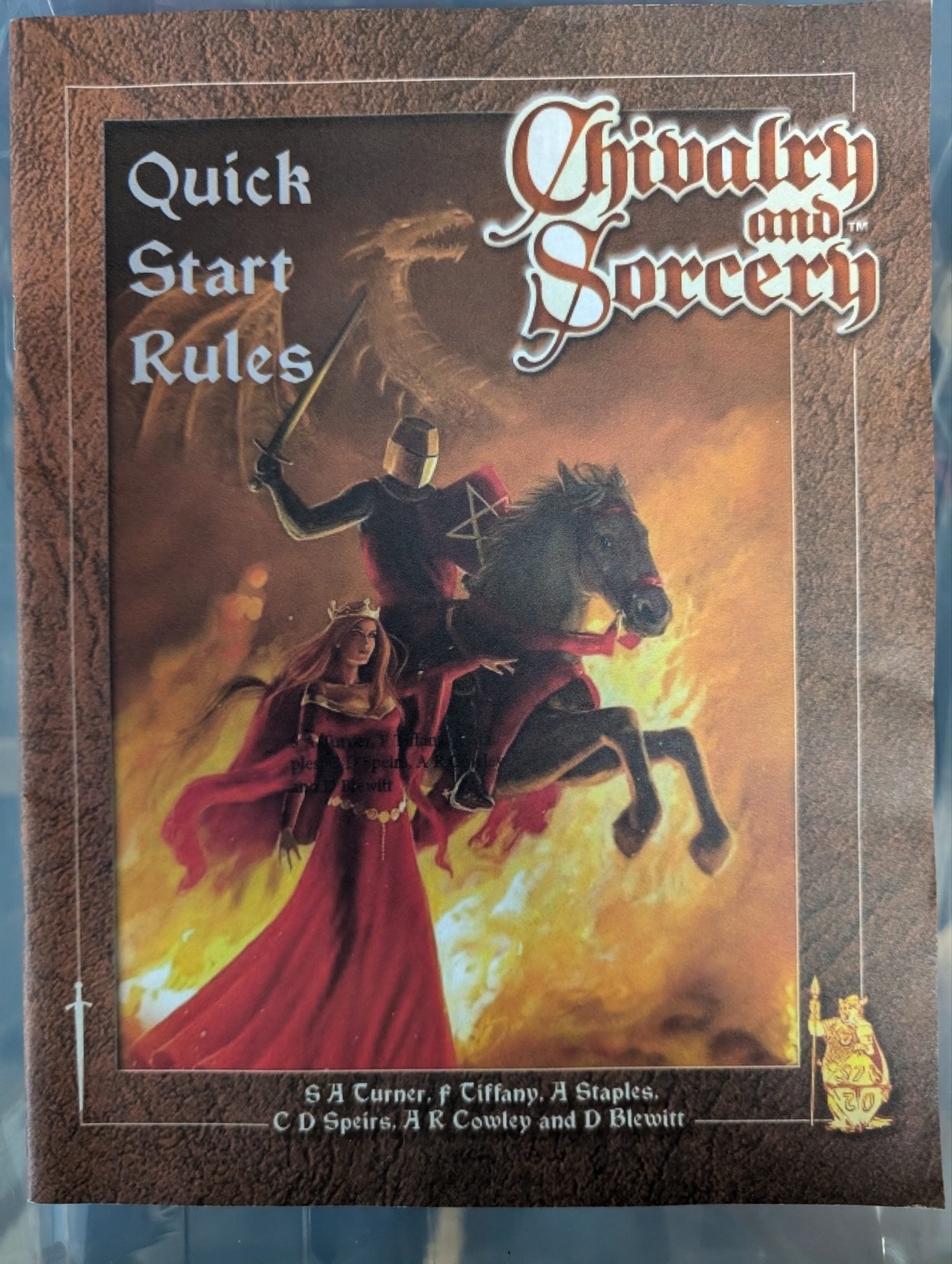 Chivalry and Sorcery Quick Start Guide
