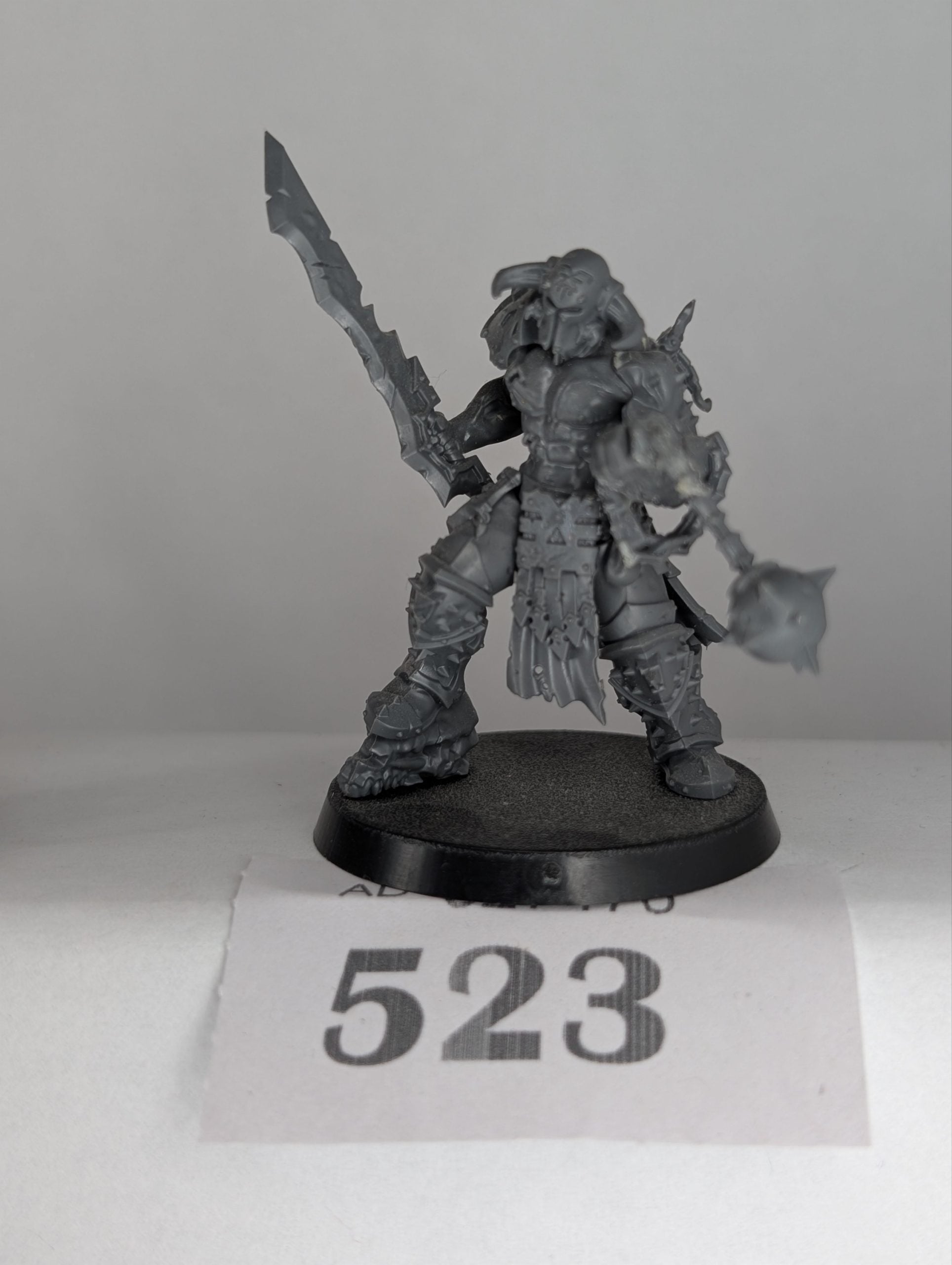 Slaughterpriest with Hackblade and Wrath- hammer