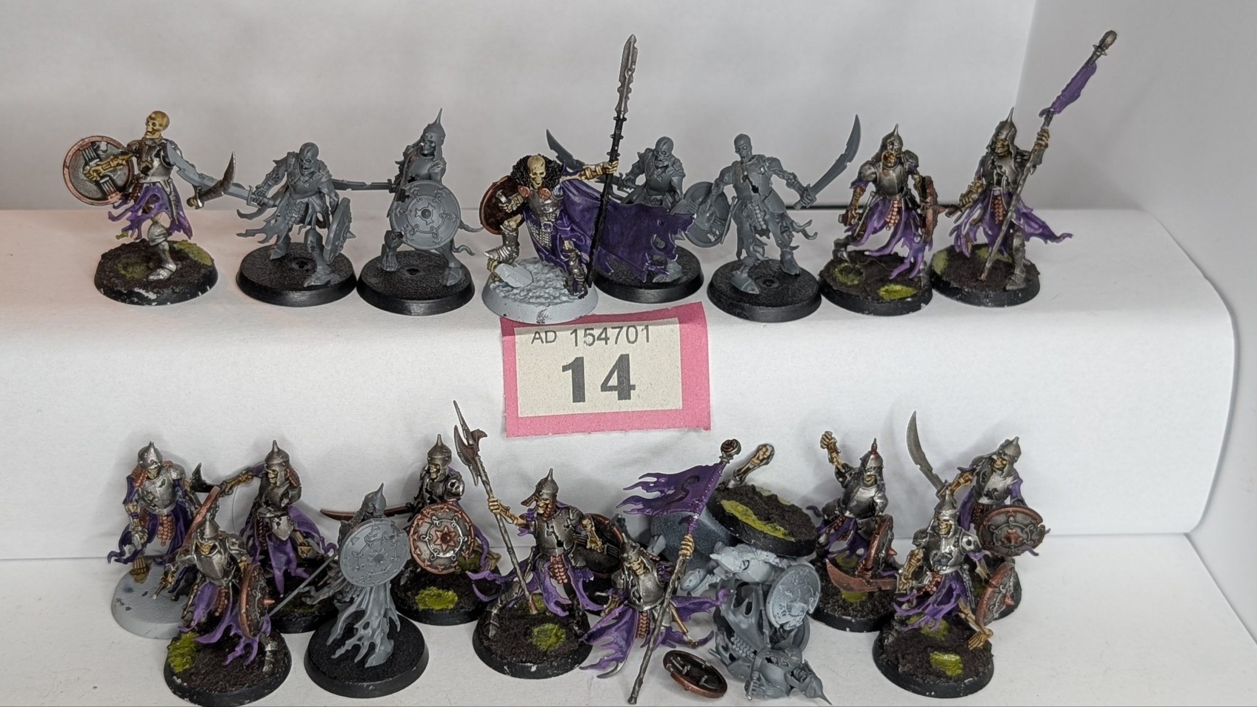 20 Deathrattle Skeletons (some damaged/missing parts)