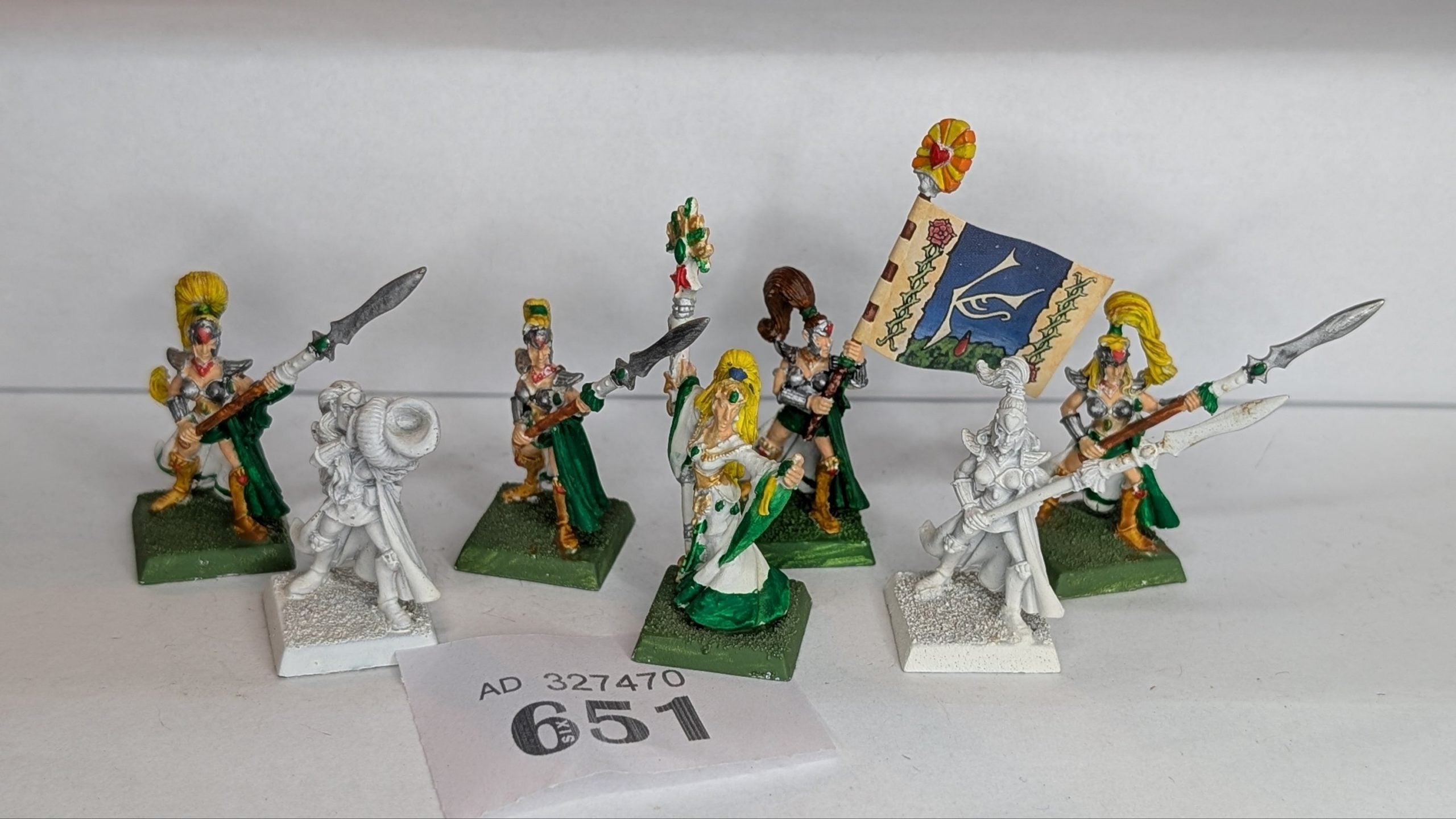 High Elf Everqueen Maiden Guard Metal