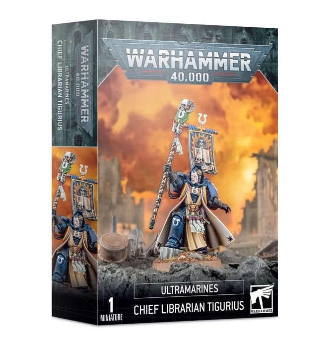Chief Librarian Tigurius in box