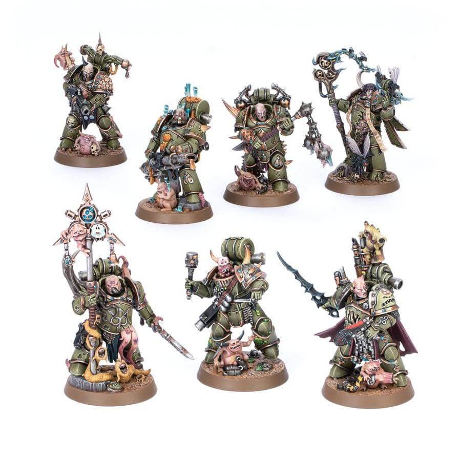 Plague Marine Kill Team Operatives (On Sprue, with Bases)