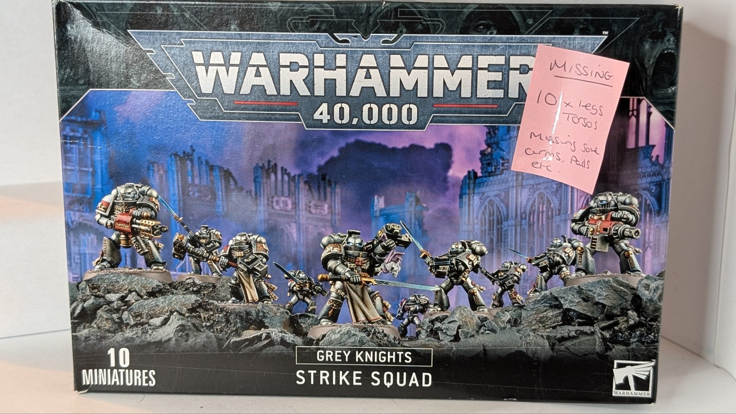 Grey Knights Strike Squad (incomplete box)