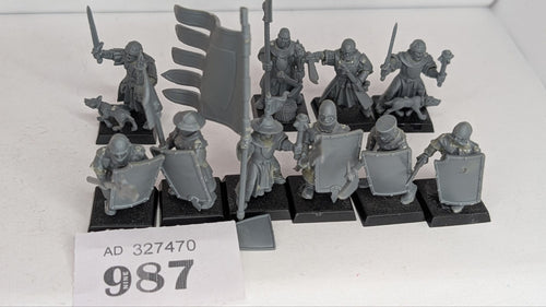 10 x Bretonnian Men-at-arms Peasant