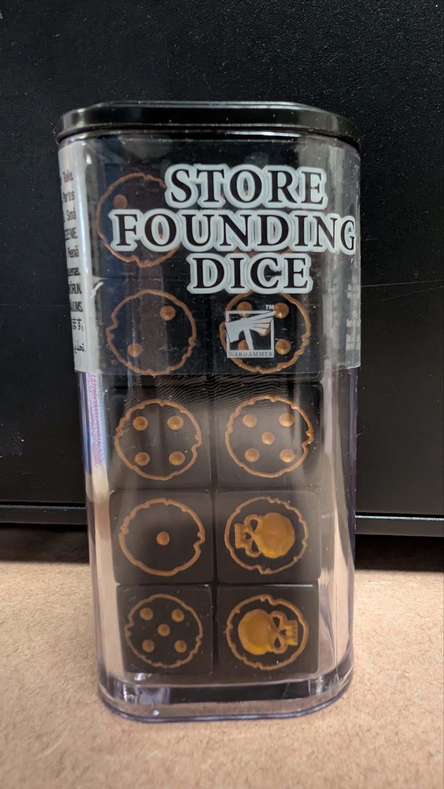 Store Founding Dice
