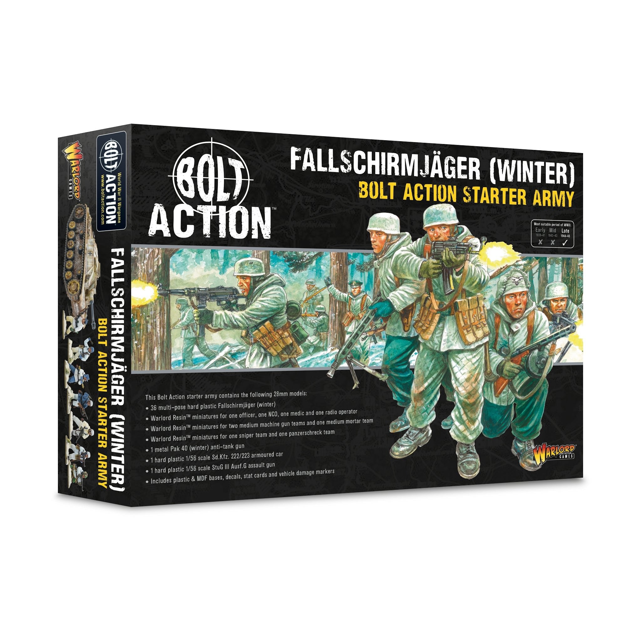 German Fallschirmjager Winter Starter Army