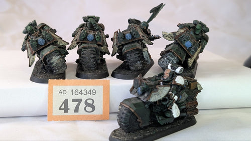 5 Ravenwing Bikes (1 Apothecary)