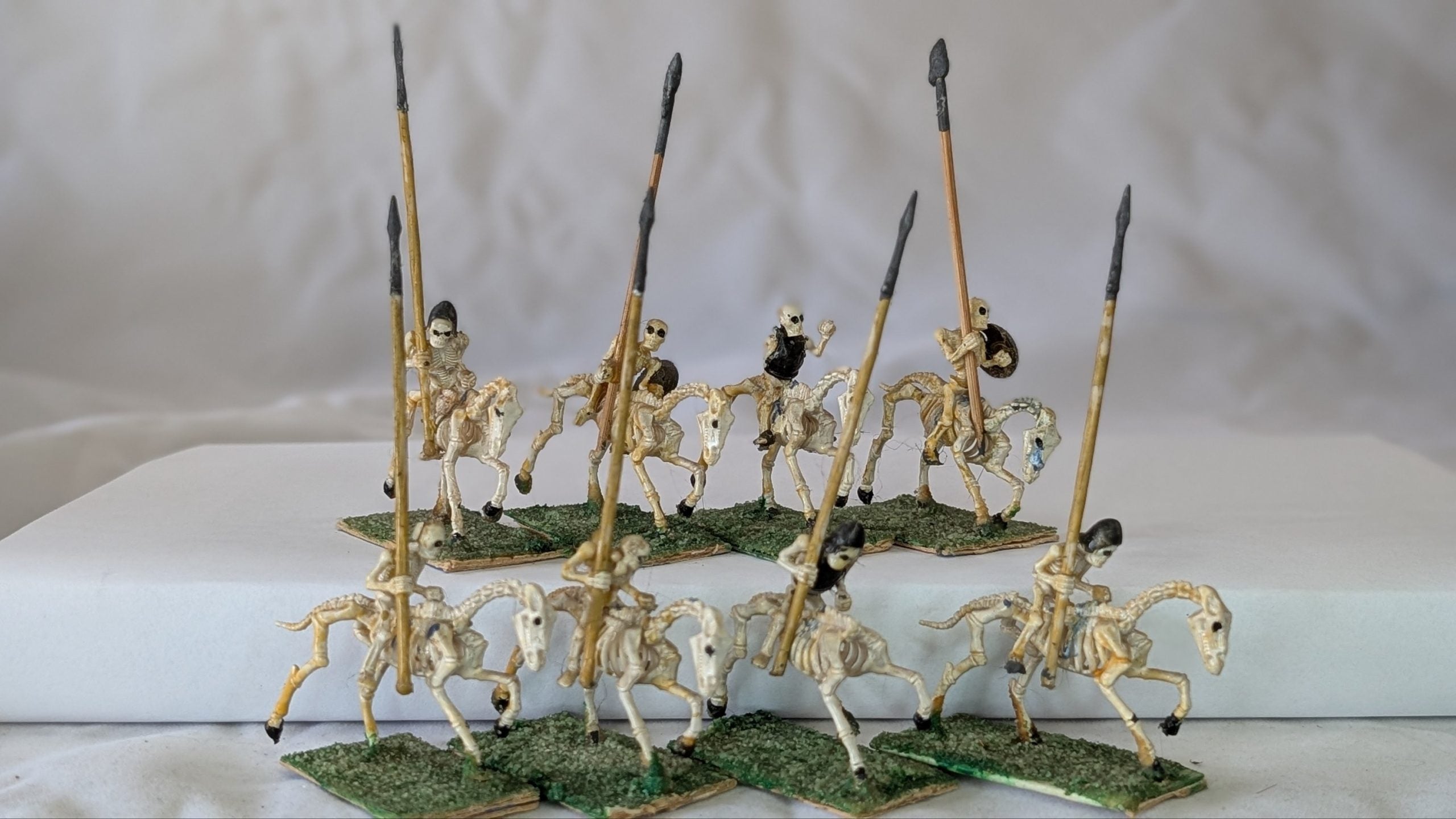 8 x Skeleton Horsemen (missing some parts)