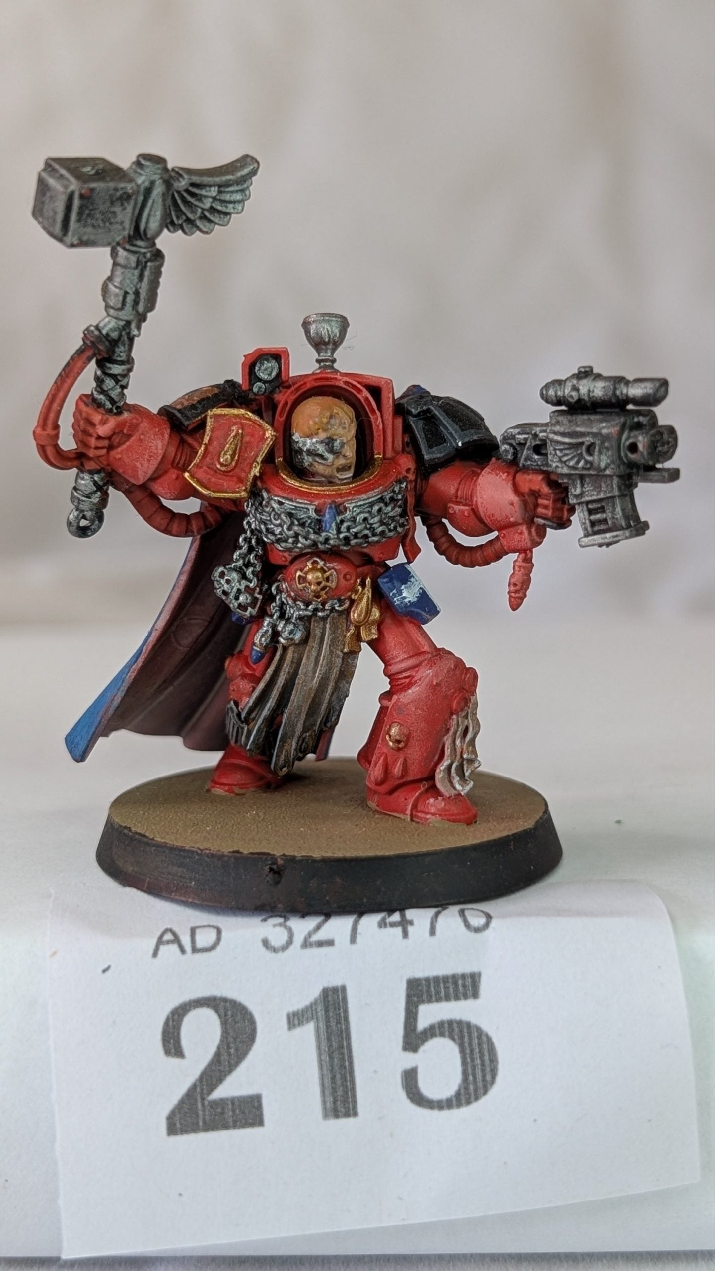 Blood Angels Captain in Terminator Armour: Captain Karlaen