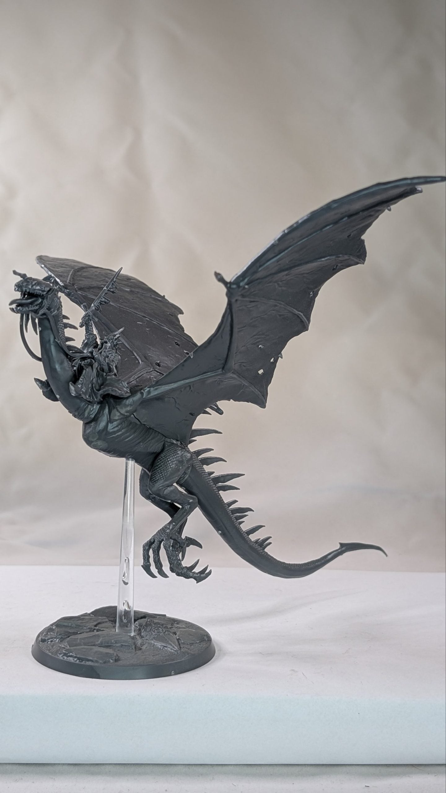Witch-king mounted on armoured Fell Beast