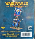 Warhammer Bretonnian Battle Standard Bearer on Warhorse New, in Box Old World Bretonnia