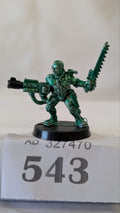 Van Saar Gang Leader with Chain sword and Melta Gun (Metal OOP)