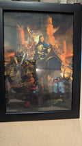 Stormcast Eternal A4 Art Print in Black Frame