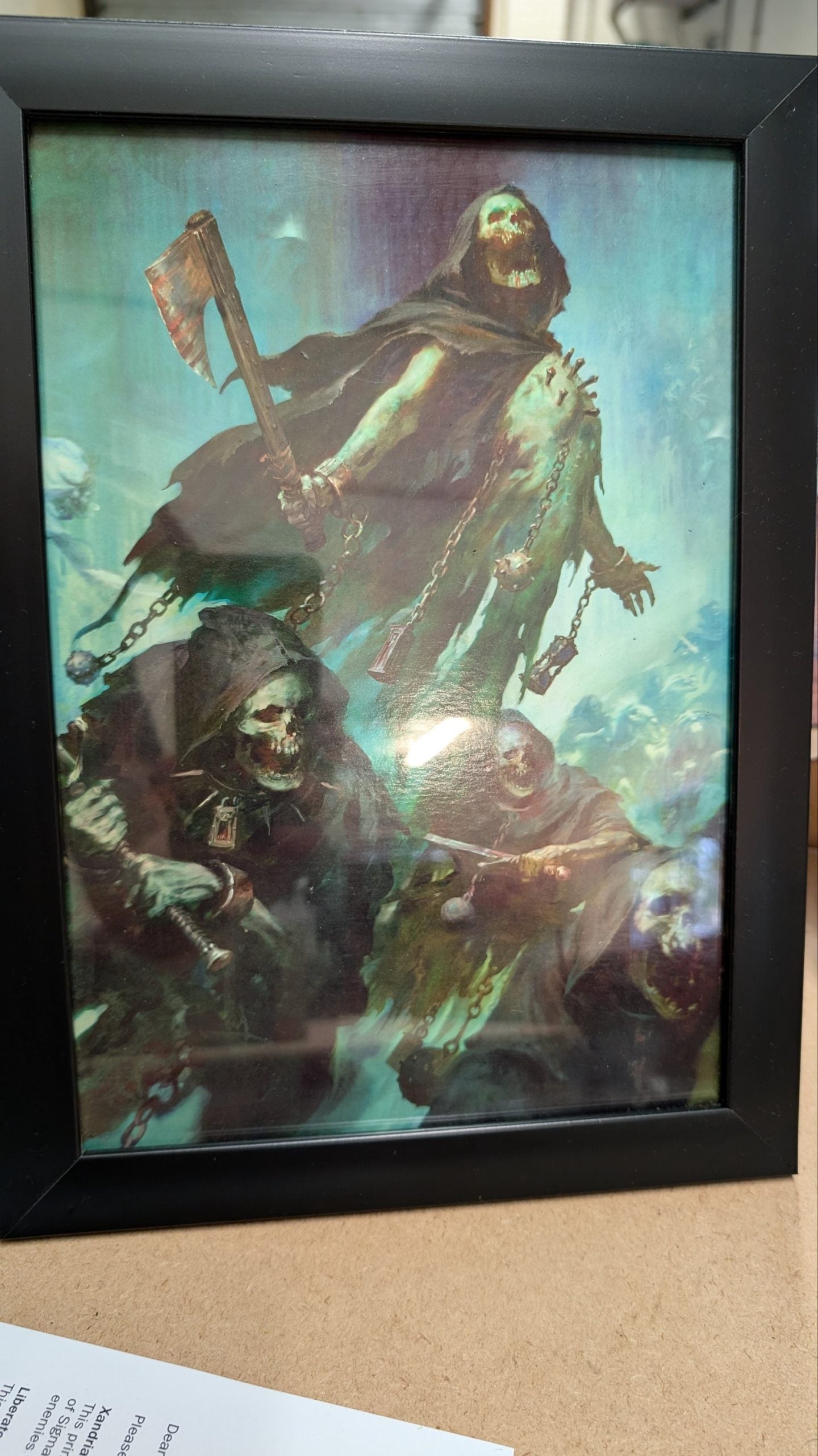 Nighthaunt A4 Art Print in Black Frame