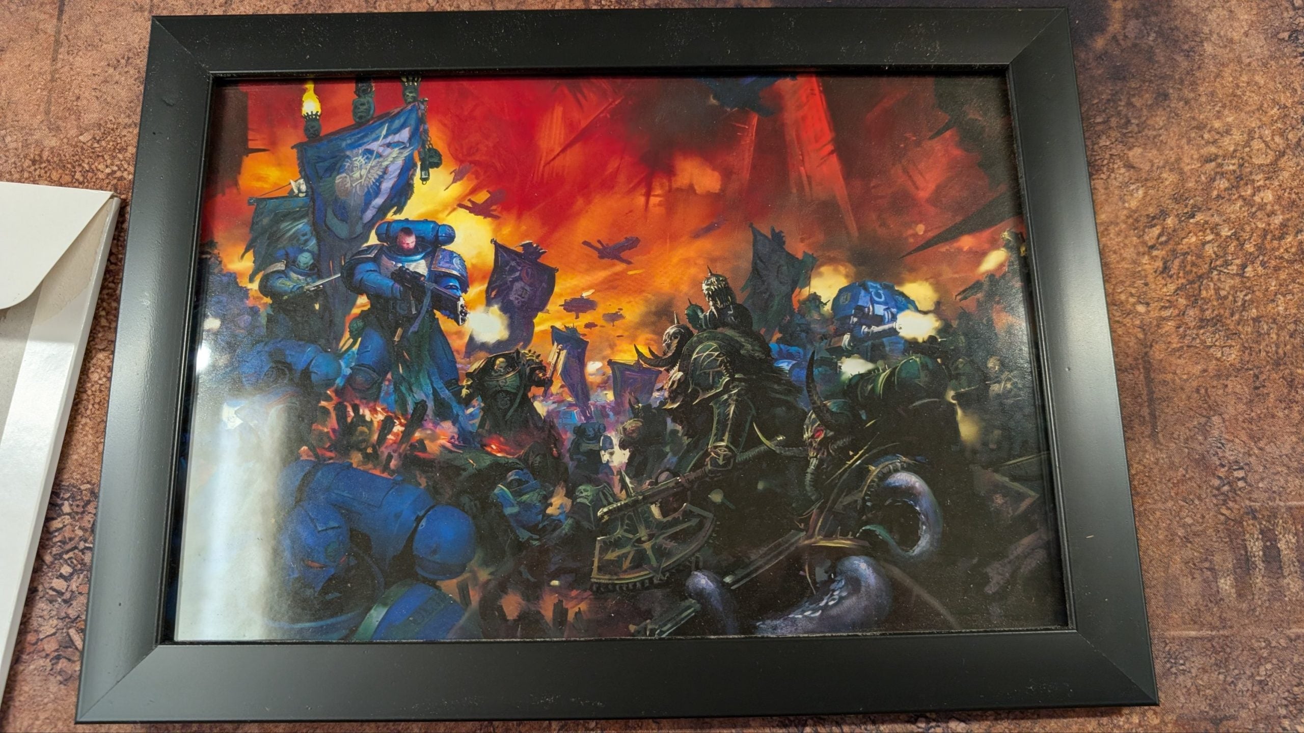 Ultramarine Space Marines Army A4 Artwork Picture