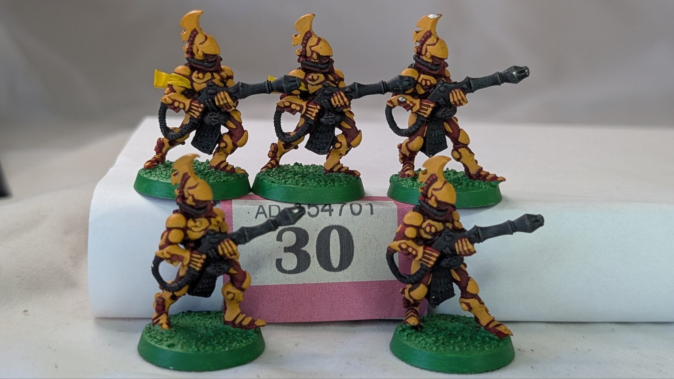 Eldar Fire Dragons Squad of 5, Metal