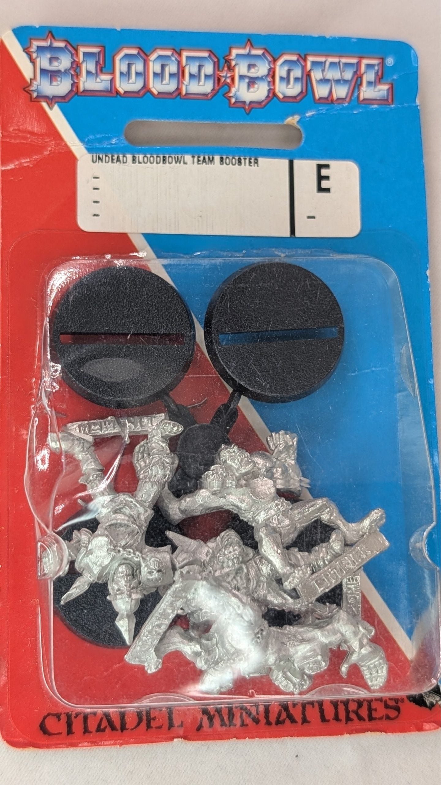 Undead Blood Bowl Team Booster Blister Sealed 1994