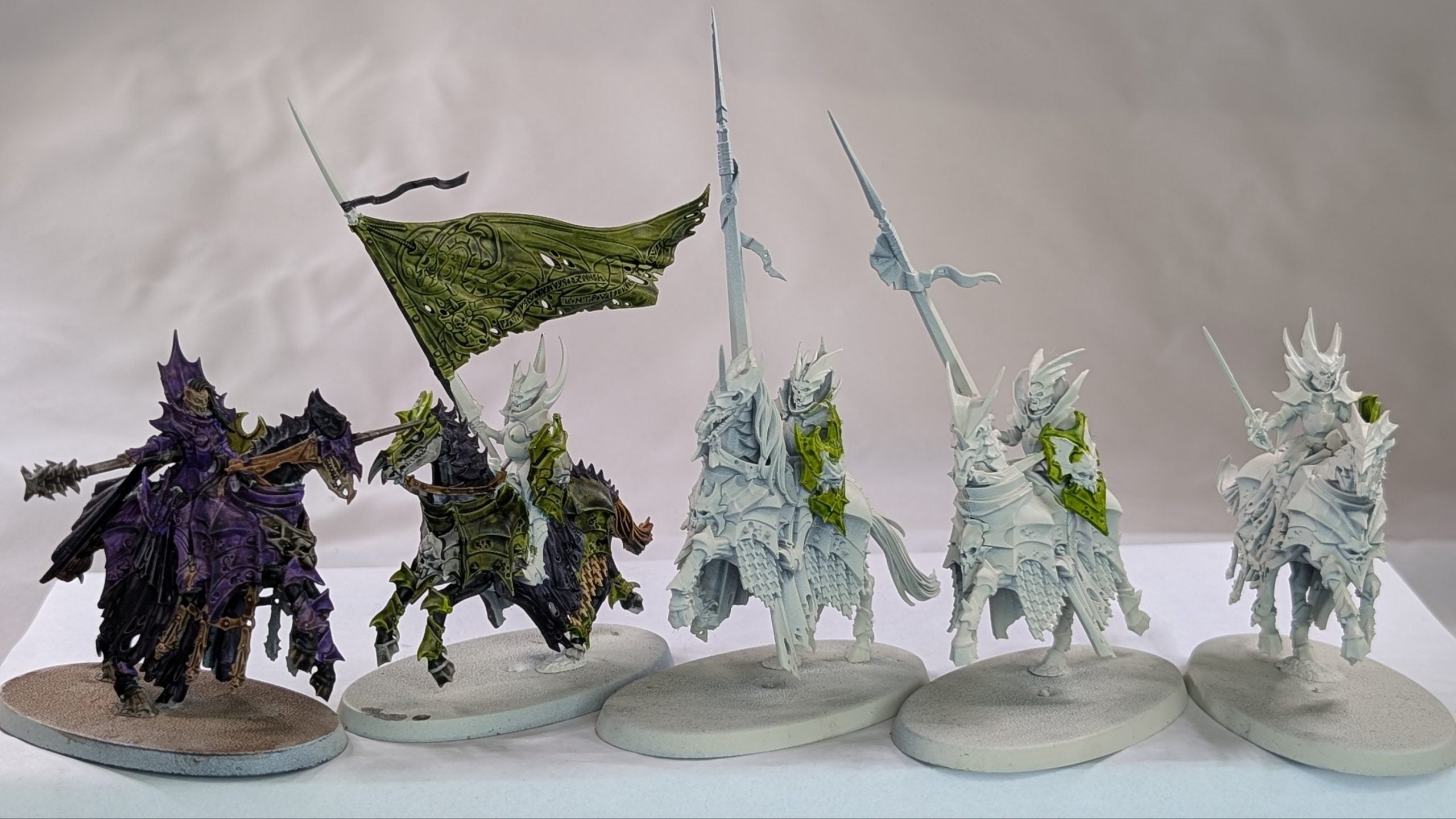 5 Blood Knights Built