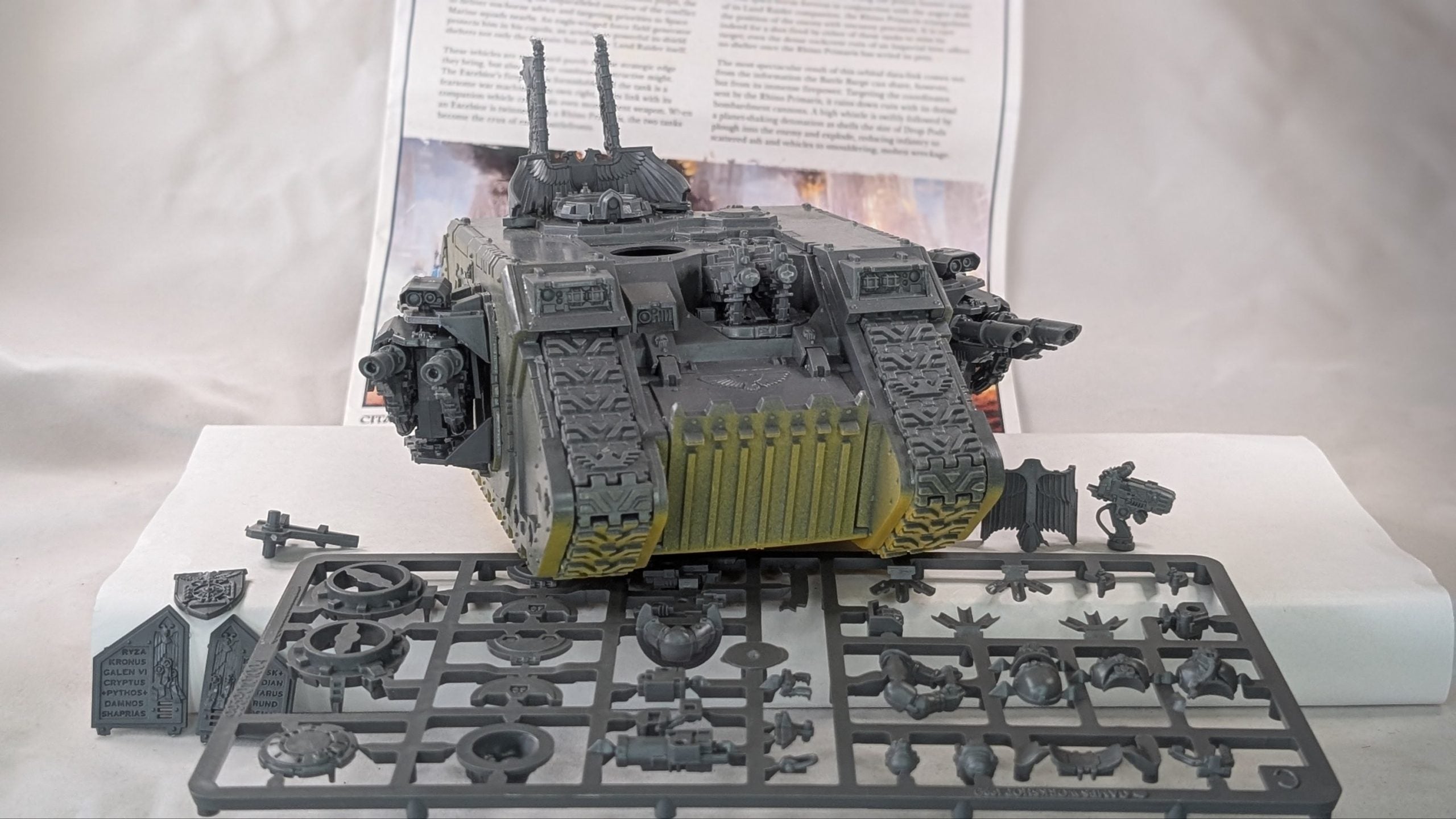 Land Raider Excelsior, please read