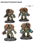 Saturnine Terminator Squad Models 2 On Sprue From The Saturnine Starter Set