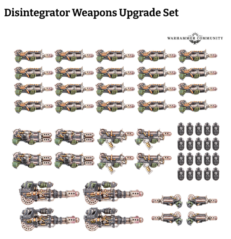 Disintegrator Weapons Upgrade Set (Request, please read Description!)