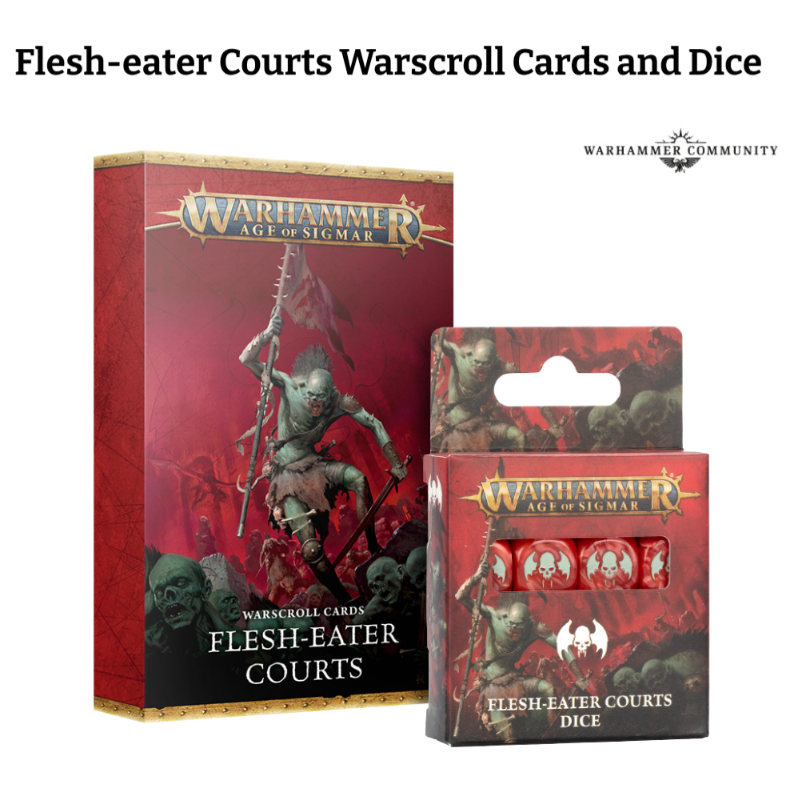 Request Pre-Order Flesh Eater Courts Warscroll Cards **PLEASE READ DESCRIPTION**
